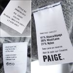 Anthropologie EUC Paige Denim Autry plaid wool alpaca blend sweater sz large Photo 6