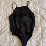 Abercrombie & Fitch Black Satin Camisole with Bow Back Photo 3
