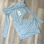 Peppermayo  Mini Dress no doubt cutout mesh womens Blue size 2XL party going out Photo 1