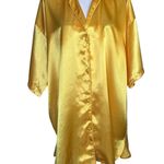 Victoria's Secret Vintage 90s Gold Label Night Shirt Dress M/L Satin Oversized Photo 0