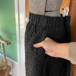 NWT Joh. Willis Black Textured A line Midi Skirt Pearl & Rhinestones Sz L 💚🎀 Size L Photo 6