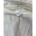 Women's Knitted Open Back Turtle Neck Sweater White Size M Photo 2