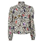 Ted Baker Ted Baker Charia Wilderness Tie Neck Blouse Photo 3