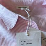 BeachLunchLounge NWT   Stripe Oversize Shirt Color: Pink Chic Photo 5