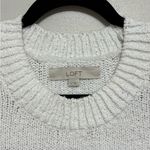 Loft Striped Sleeveless Sweater Tee in Navy and White - Size XS Photo 3