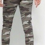 Democracy  Size 6 Jeans “Ab”technology Skinny Leg Cropped Crop Camo Green Women’s Photo 1