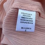 Entro Blouse Knotted Front Tie Blush Pale Pink Short Bell Sleeve Size Small New Photo 7