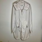 Maison Martin Margiela Jacket Trench Buckle Minimalist Hooded 40 US‎ 8 Tan Cream Size M Photo 13