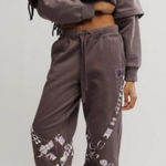 Free People Movement Women's Gray/Purple Snow Flow Set (2 piece) Photo 0