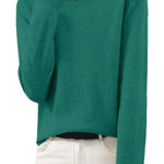 None New Women's Sweater green crewneck M Photo 0
