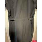 Sherpa Adventure Gear Black Cap Sleeve Button Up Dress Size Large Photo 4