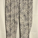Sundry  Anthropologie Animal Print Knit Drawstring Jogger Pants Size 2 Medium Photo 0