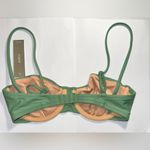 J.Crew Balconette Underwire Bikini Top Olive Green Sage Swim Ruched Sze 32C NWT Photo 3