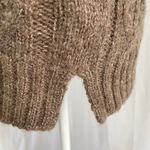 VERO MODA New Cable Knit V-Neck Sweater Vest Briella Brown Fossil Photo 11