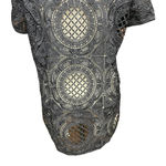 Sundance  Black Crochet Lace Short‎ Sleeve Top Size Medium Photo 6