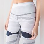 Lululemon  True Self CropBleacher Stripe White Black Photo 2