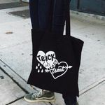 NWT Black Halloween Trick or Treat Tote Photo 2