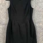Kate Spade New York Womens Size Small Sleeveless Round Mini Sheath Dress Black Photo 0