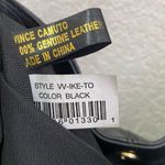 Vince Camuto “IKE” Black Soft Pebbled Leather Tote Double Handle Shoulder Bag Photo 12