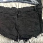 Black Ripped Shorts Size 28 Photo 1