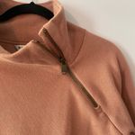 Athleta Pink Karma Twist Asymmetrical Pullover Sweatshirt Women's size Medium Photo 3