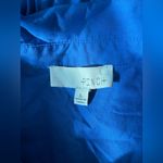 Pinch Blue Puff Sleeve Empire Waist Dress, Pockets, Size Large Photo 4