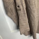 We The Free  People Beach Haven Striped Henley Top Beige Buttons W-296 Sz XS Photo 8