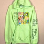 Nickelodeon Women’s “BEST OF THE ‘90s” Cartoon Hey Arnold Rugrats Cat Dog Hoodie Photo 0