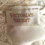 Victoria's Secret Vintage Gold Label Beaded Lace Baby Doll Dress Sz L Sheer Back Photo 9