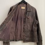 SCULLY Genuine Leather Brown Vintage Look Distressed Topstitch Leather Jacket Size undefined Photo 6