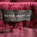 Co. Burgundy Skinny Pants Size 26 Silver Jeans Plum Burgundy Pants Photo 5