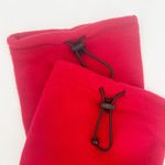 Lands' End NEW Fleece Slipper Socks L/XL Red Non Slip Grip Adjustable Warm Soft Photo 4