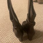 New York Transit Brown Boots With Silver Studs  Photo 4