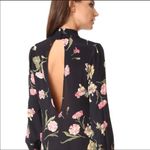 Flynn Skye  rayon black floral print tunic size S Photo 1