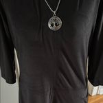 Allison Joy . Black Long Sleeve Dress with Zipper Detail Photo 4