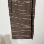 Josephine Chaus  Brown Striped Midi Wrap Skirt Sz 14 Photo 2