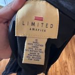 Limited America Women’s Black Leather Vest – Full Zip Moto Style Photo 5