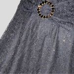 Perceptions  black evening dress with gold sparkle! Photo 6