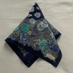 Blue floral print bandana Photo 0