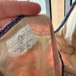 Cabana Life one piece swimsuit halter open back embroidered abstract print Pink Size M Photo 3