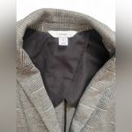 Old Navy  XL Classic Glen Plaid Blazer for Women Black & White, EUC Photo 6