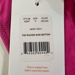 ANDIE  Swim‎ NWT The Ruched Side Bikini Bottoms in Orchid (bright pink) Medium Photo 2
