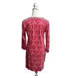 Coolibar Oceanside Tunic Dress 3/4 Sleeve Mini Length Pullover UPF Pink Small S Photo 1