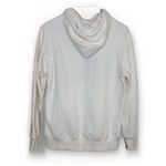 The North Face Women's Half Dome Logo Pullover Hoodie Cream Blue Medium Photo 2