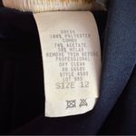 Vintage 80s Filigree LTD Collection Blue Sparkle Ruched Dress Beaded Sz 12 Photo 6