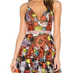 Alexis  Yiana Embroidered Mini Dress Floral Lace Trim Size M Photo 0