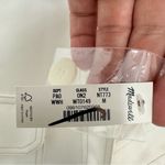 Madewell Women's Size Medium Contrast-Stitch Popover Shirt Cream Classic Preppy Photo 3