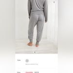 Aerie  Real Soft Foldover Jogger Medium Heathered Gray EUC ￼ Photo 1