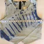 Kiind Of Blue Acid Tye Dye Parlor Sleeveless Zip Top Sz XL Photo 3