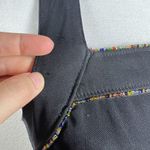 Vintage Jody California Dress Size 5 Beaded Pleated Made in USA Black Photo 3